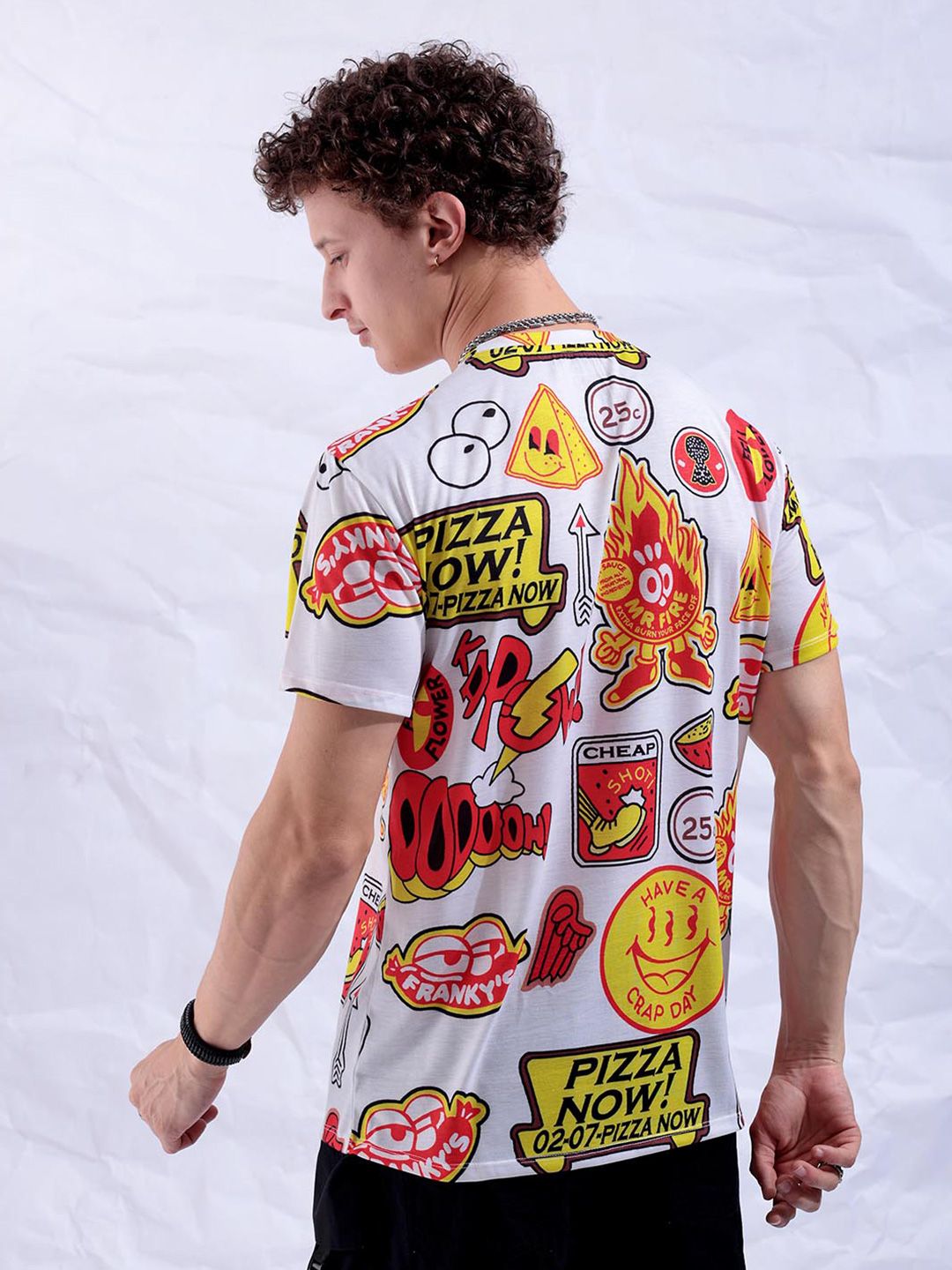 The Indian Garage Co Conversational Printed Slim Fit T-shirt