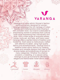 Varanga Ethnic Motifs Embroidered Woven Design Pure Cotton Kurta With Trousers & Dupatta