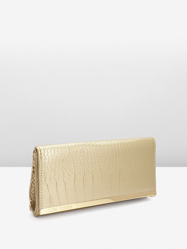 Lino Perros Croc Textured Purse