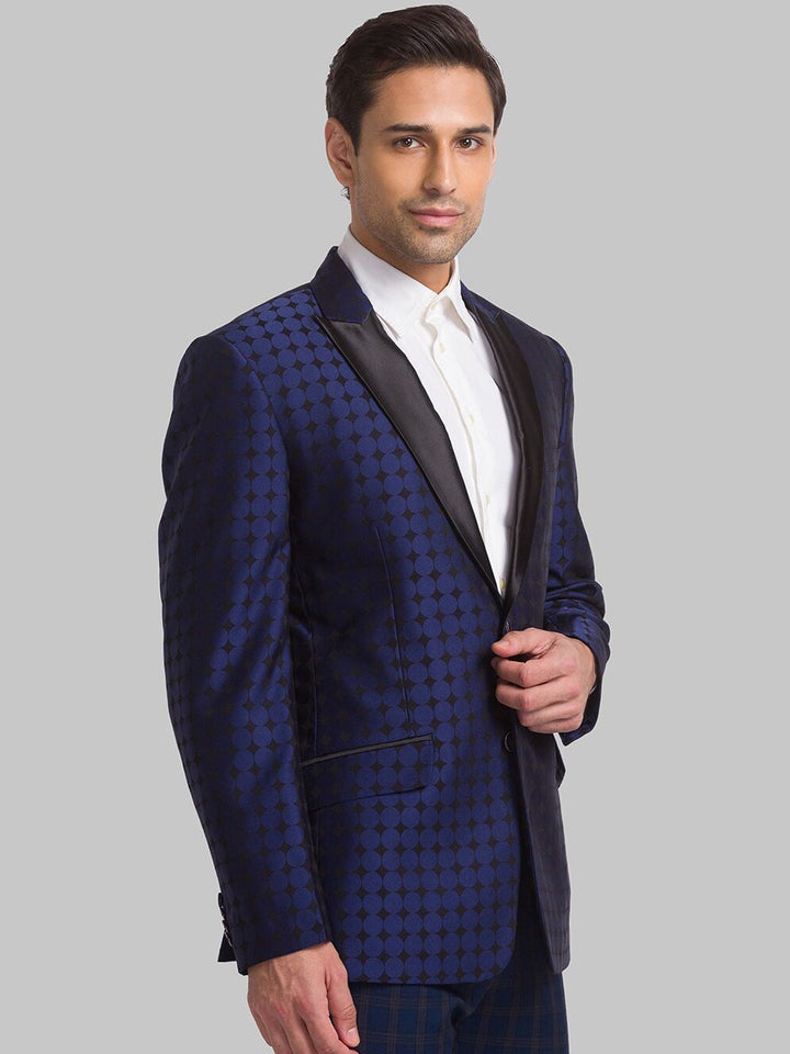 Park Avenue Men Printed Super Slim-Fit Single-Breasted Two-Piece Formal Suit