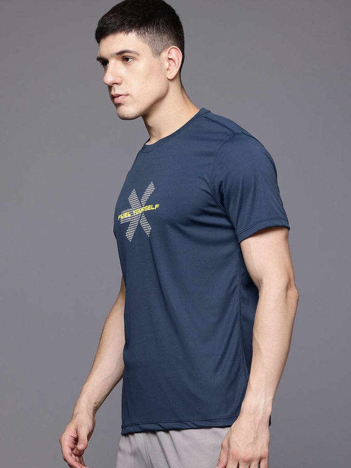 HRX by Hrithik Roshan Printed Rapid-Dry Training T-shirt