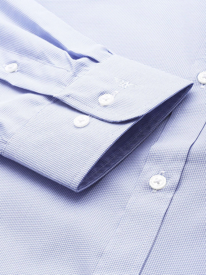 Park Avenue Self-Design Slim Fit Formal Shirt