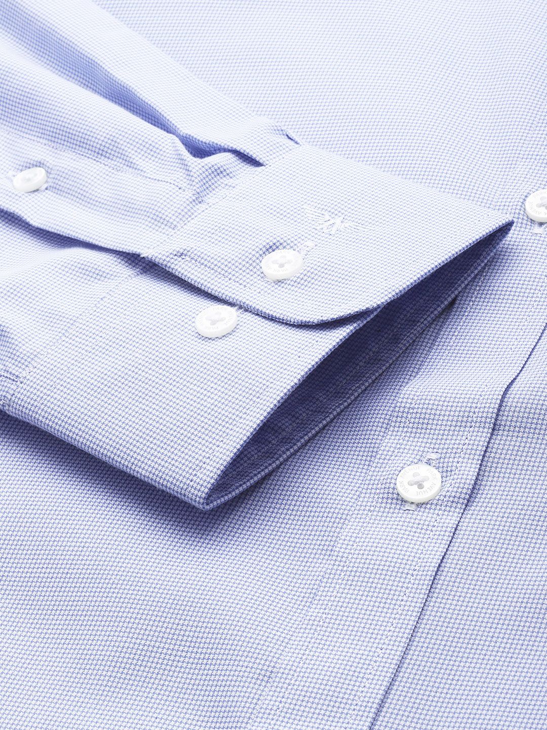 Park Avenue Self-Design Slim Fit Formal Shirt