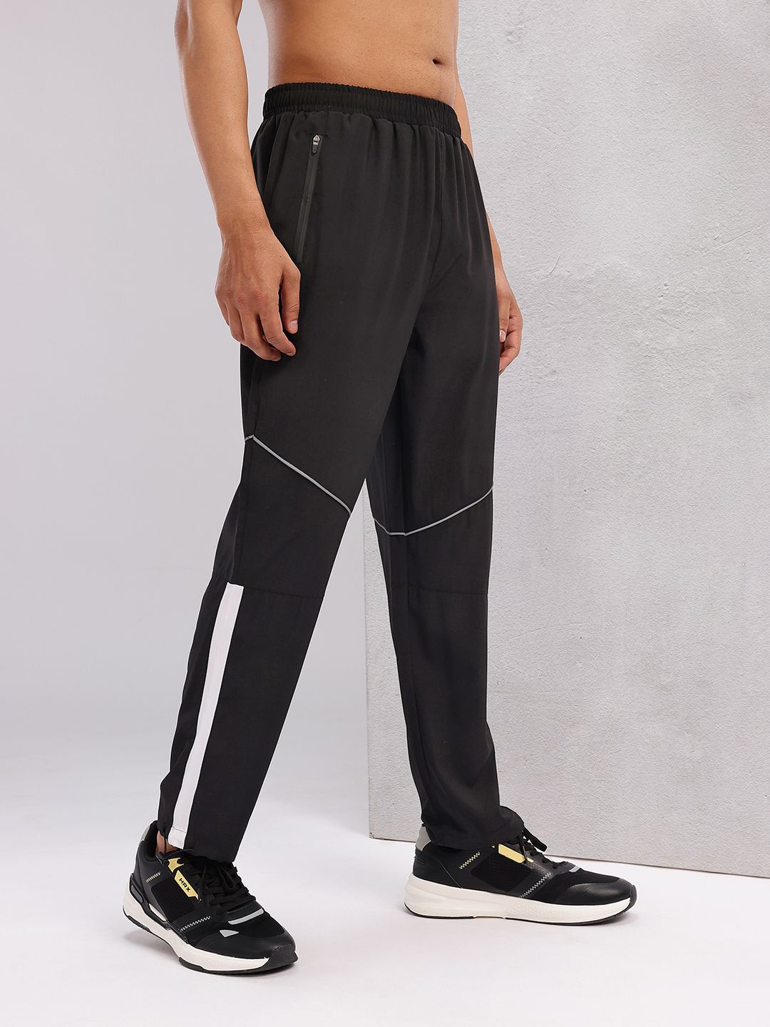 HRX by Hrithik Roshan Men Rapid-Dry Paneled Training Track Pants