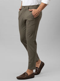 Being Human Men Khaki Solid Trousers