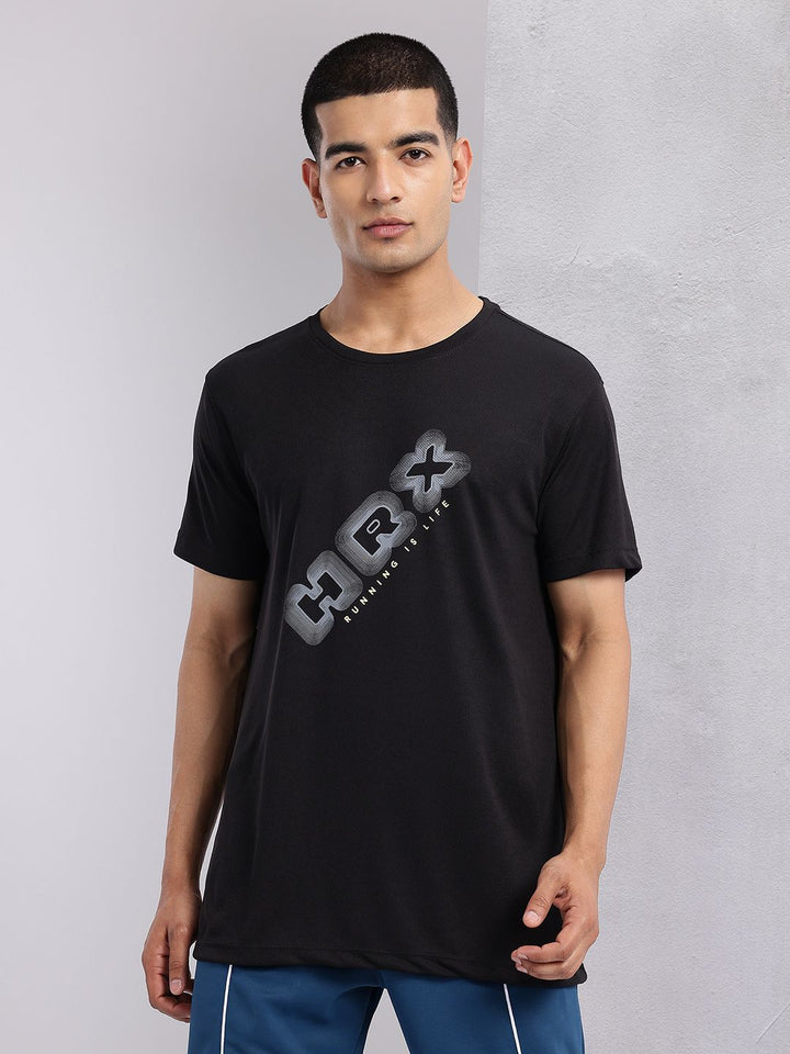 HRX by Hrithik Roshan Rapid Dry Printed Running T-Shirt