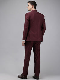 Park Avenue Self Design Single Breasted Super Slim Fit 3 Piece Party Suits
