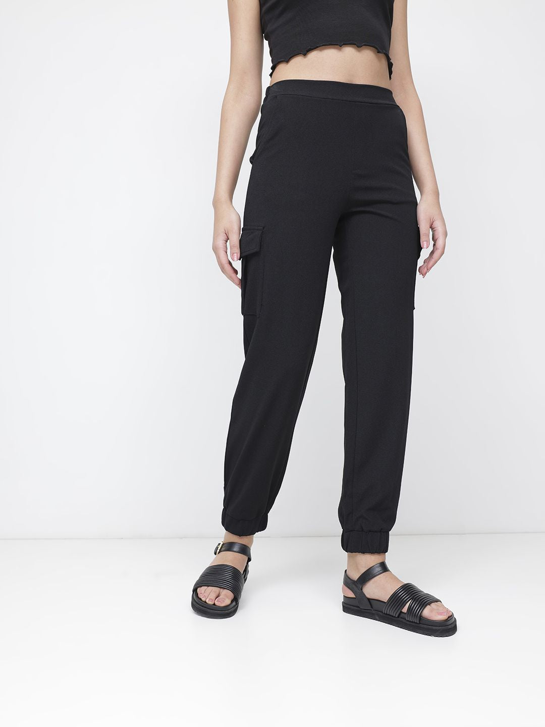 DressBerry Women Utilitarian Chic Joggers
