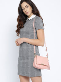 Lino Perros Pink Solid Sling Bag