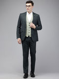 Park Avenue Reka Bentuk Diri Tekstur Single Breasted Super Slim Fit 3-Peice Formal Suit