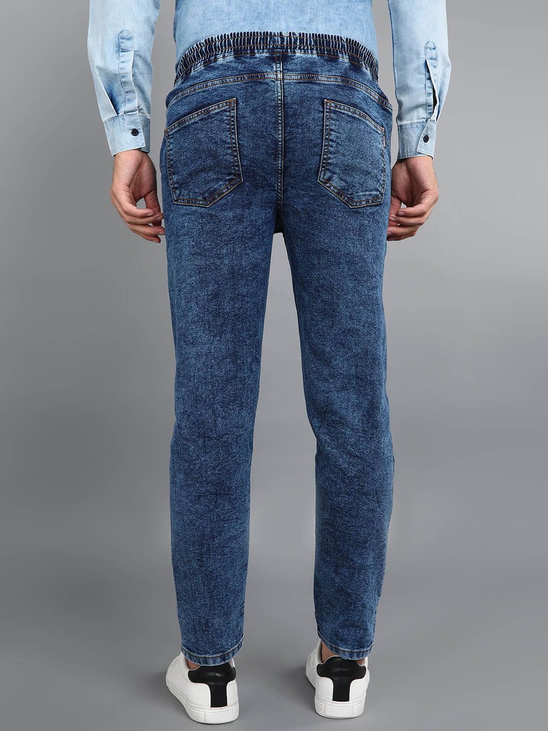 Urbano Fashion Men Mid Rise Regular Fit Washed Stretchable Jeans