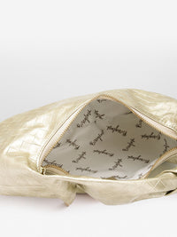 Berrylush Textured Half Moon Handheld Bag