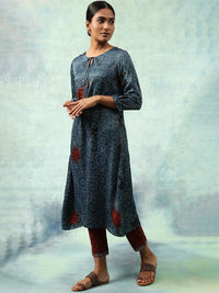 W The Folksong Collection Ethnic Motifs Printed Kurta