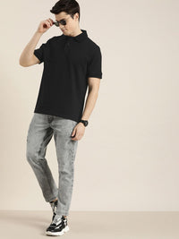 DILLINGER Men Polo Collar Pure Cotton T-shirt