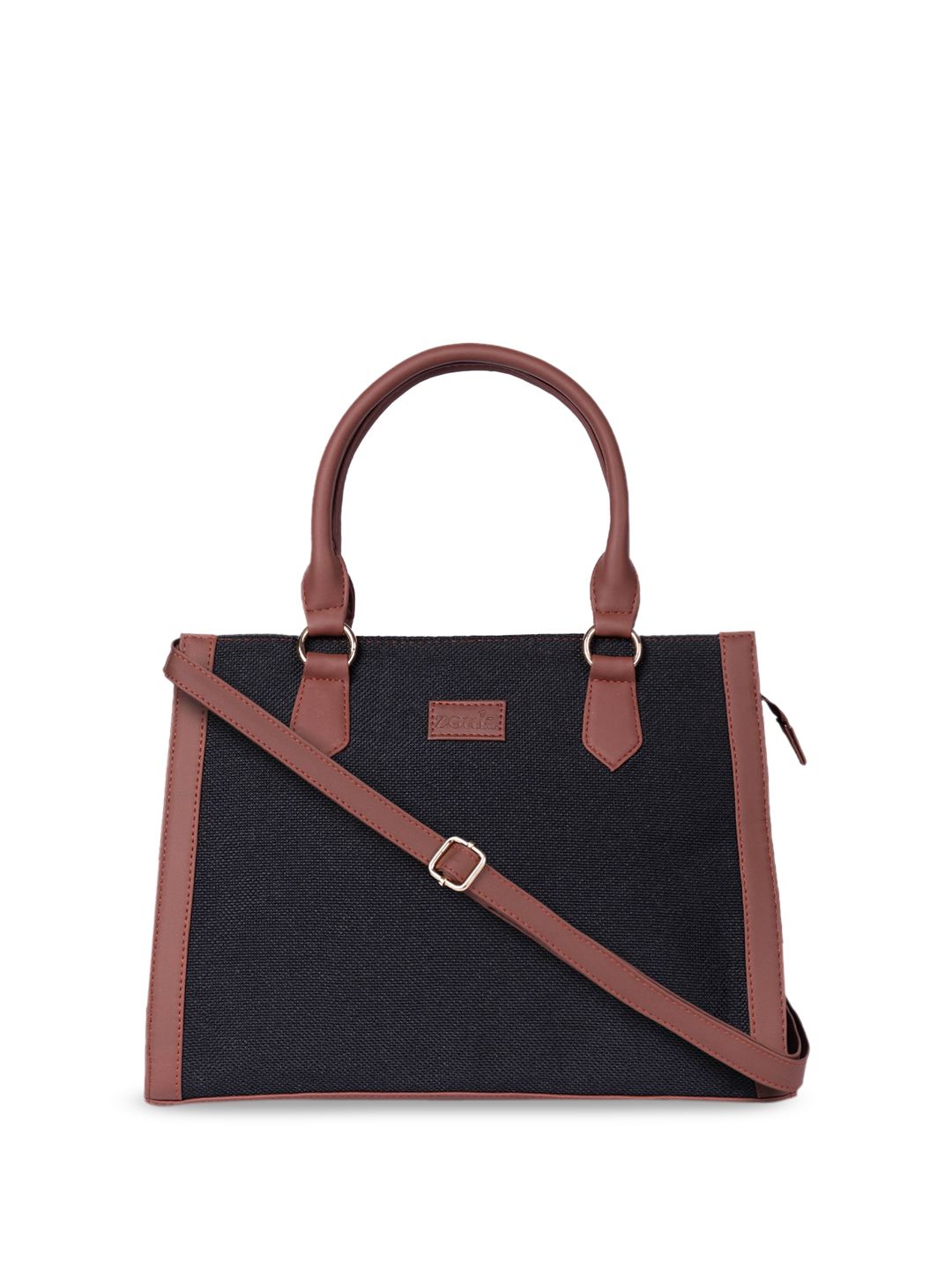 ZOUK Oversized Structured Jute Handheld Bag
