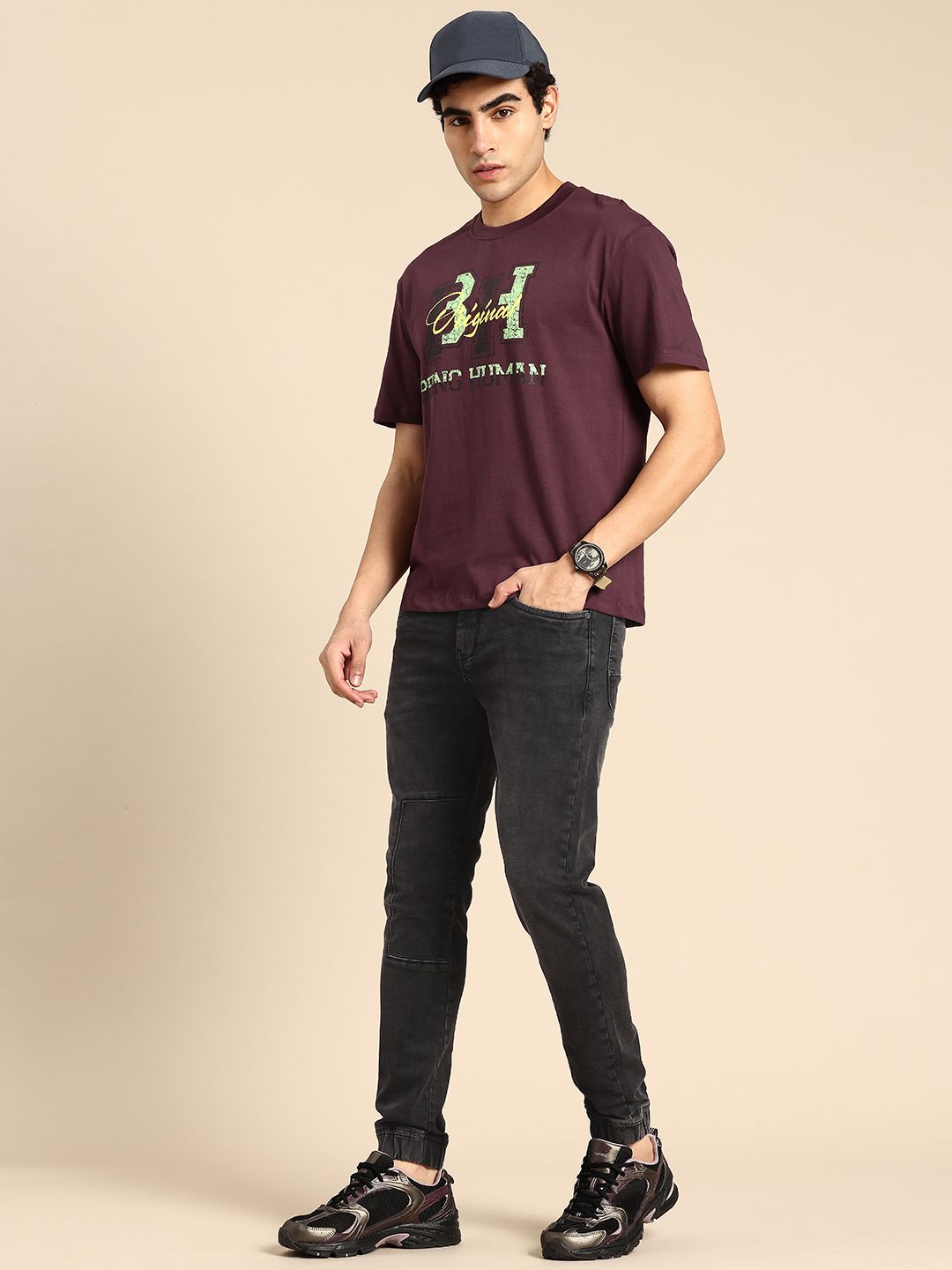 Being Human Men Regular Fit Mid-Rise Light Fade Stretchable Jeans