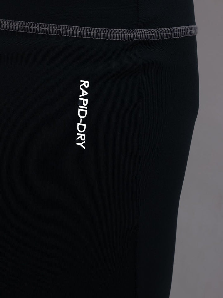 HRX by Hrithik Roshan Women Mid-Rise Rapid-Dry Wide Leg Training Tights