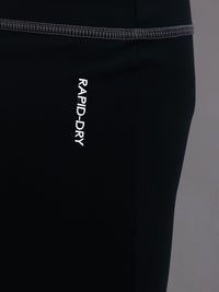 HRX by Hrithik Roshan Women Mid-Rise Rapid-Dry Wide Leg Training Tights