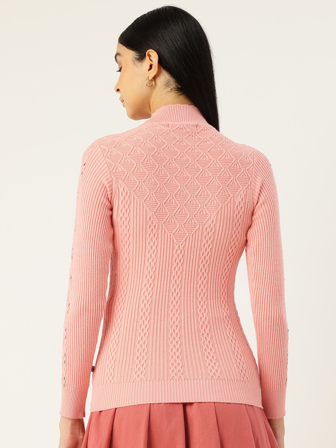 Monte Carlo Self-Striped Geometric Pullover