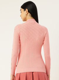 Monte Carlo Self-Striped Geometric Pullover