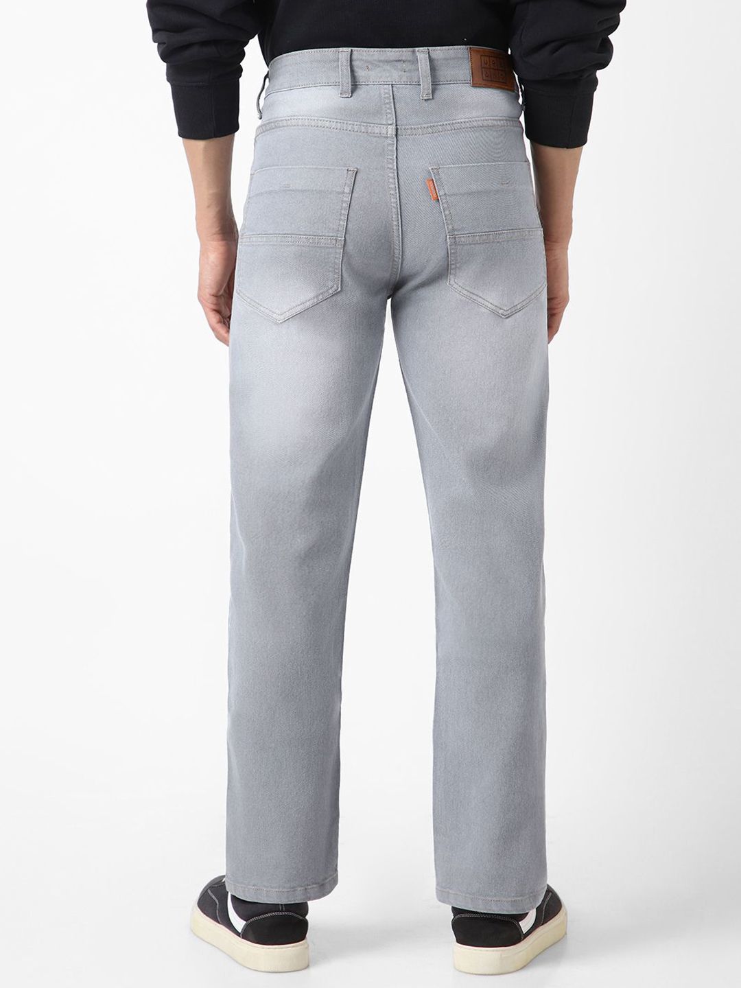 Urbano Fashion Men Straight Fit Heavy Fade Stretchable Jeans