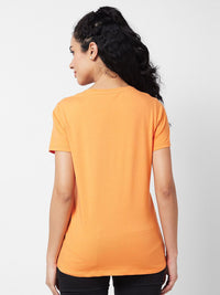 SPYKAR Typography Printed Round Neck Cotton T-shirt