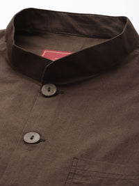 House of Pataudi Men Jashn Pure Cotton Kurta with Trousers & Jacket