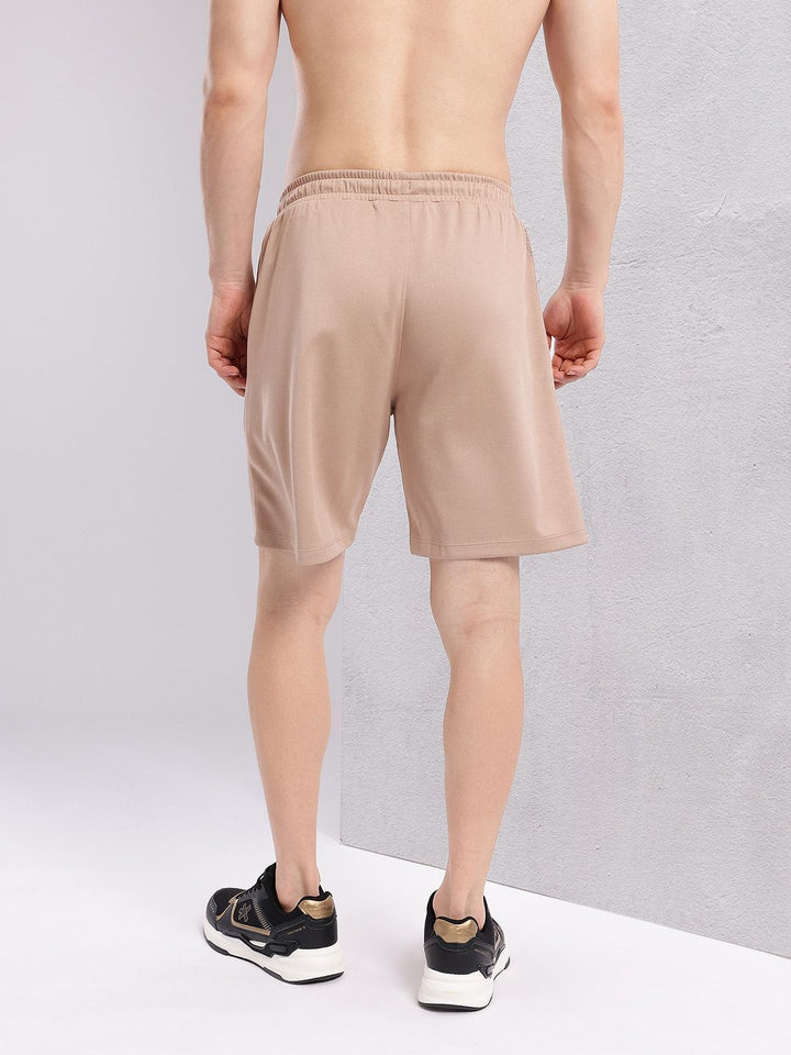 HRX by Hrithik Roshan Men Brand Logo Detail Mid-Rise Rapid-Dry Training Shorts