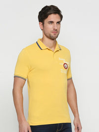 Being Human Typography Printed Polo Collar T-shirt