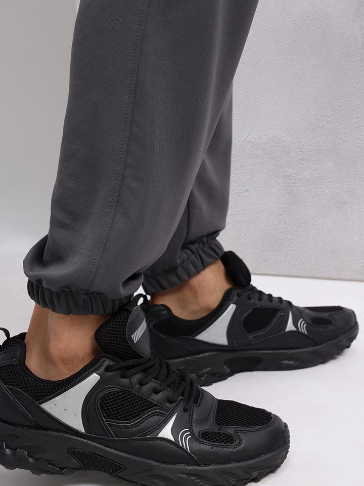 HRX by Hrithik Roshan Men Brand Logo Detail Rapid-Dry Training Joggers