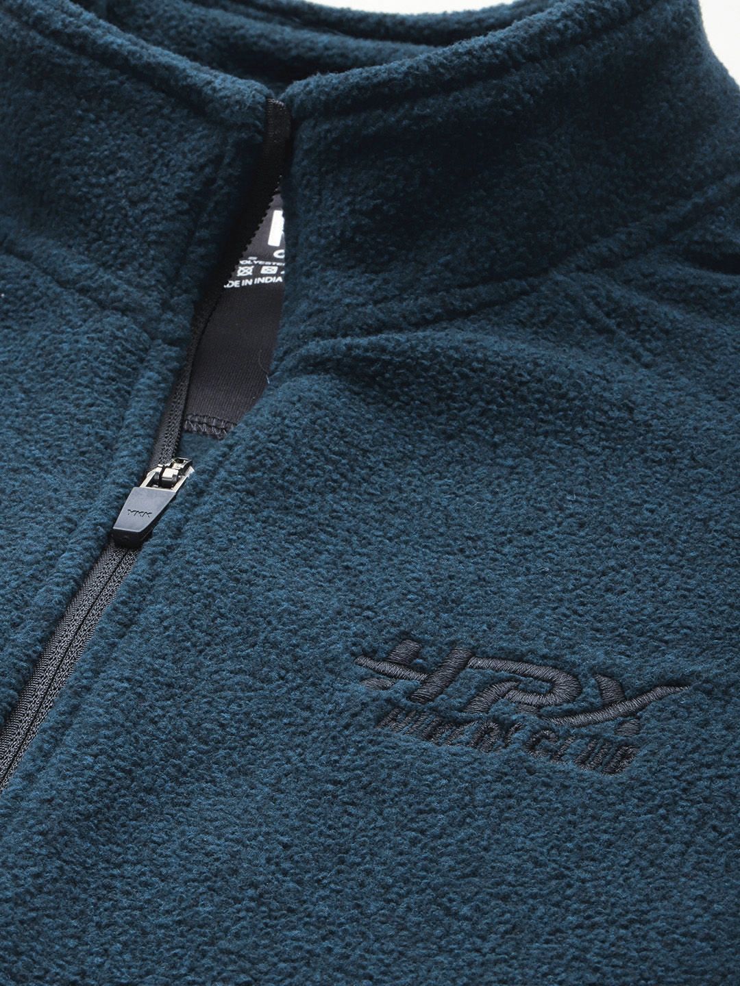 HRX by Hrithik Roshan Open Front Fleece Sweatshirt