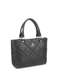 Mochi Women Solid Structured Handheld Bag with Quilted