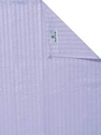 KLOTTHE Lavender Striped 300 TC King Bedsheet with 2 Pillow Covers