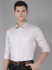 Park Avenue Self Design Slim Fit Pure Cotton Formal Shirt