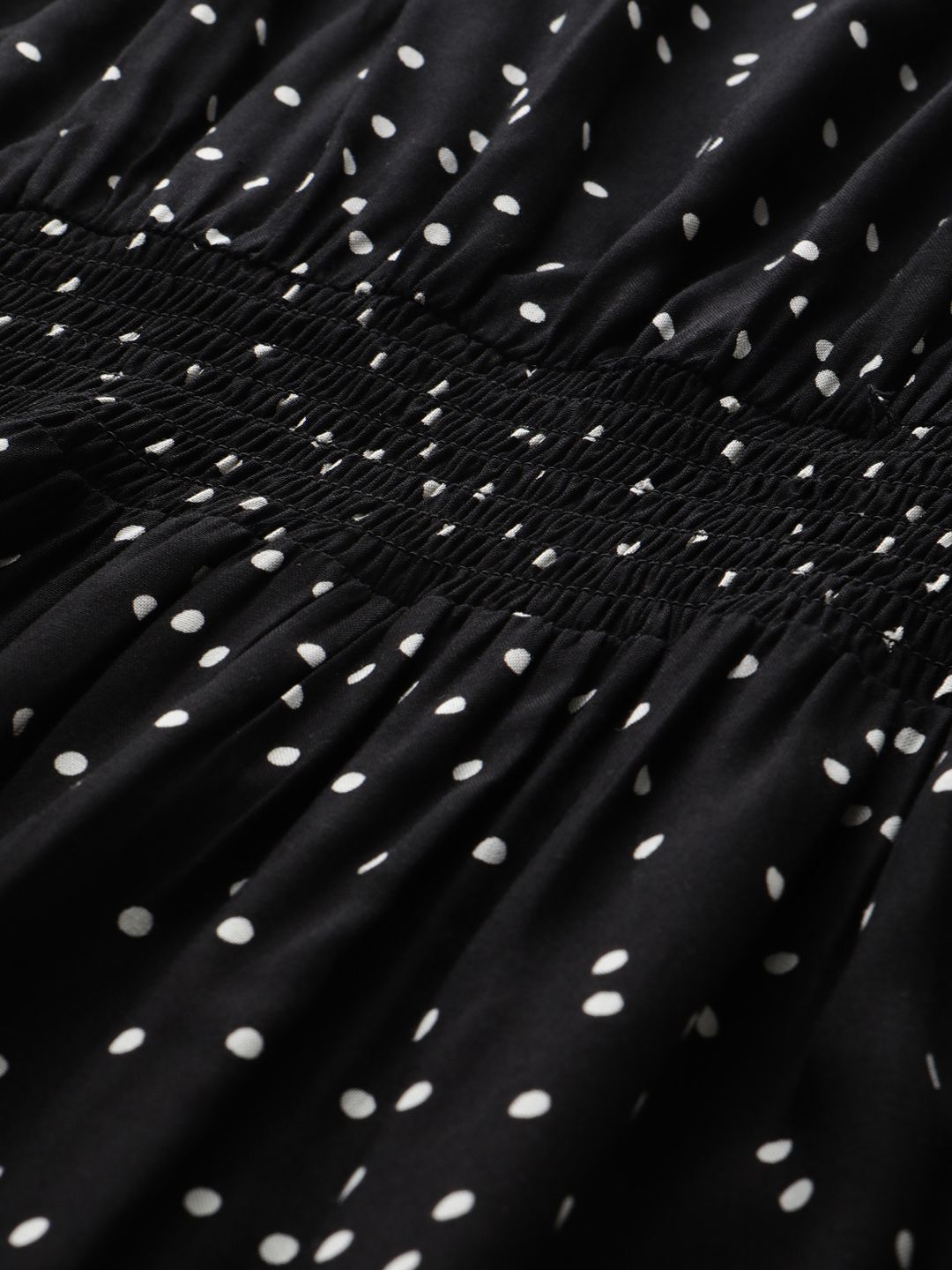 STREET 9 Black Geometric Printed Maxi Dress