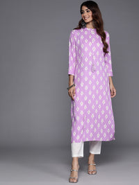 Indo Era Women Printed Pastels Kurta