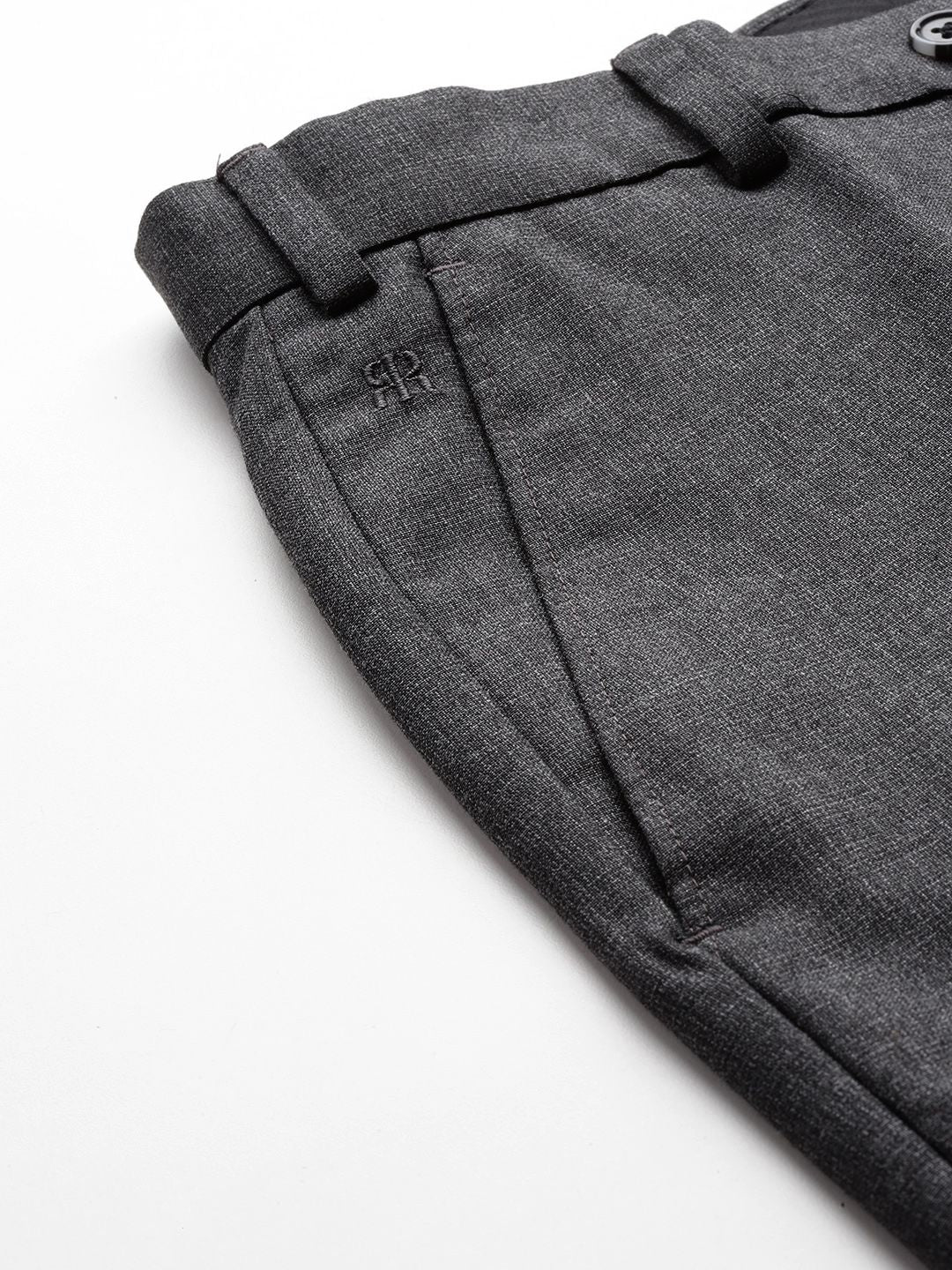 Raymond Men Mid-Rise Slim Fit Formal Trousers