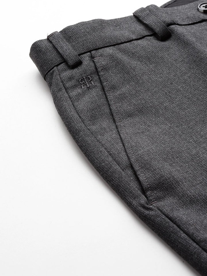 Raymond Men Mid-Rise Slim Fit Formal Trousers