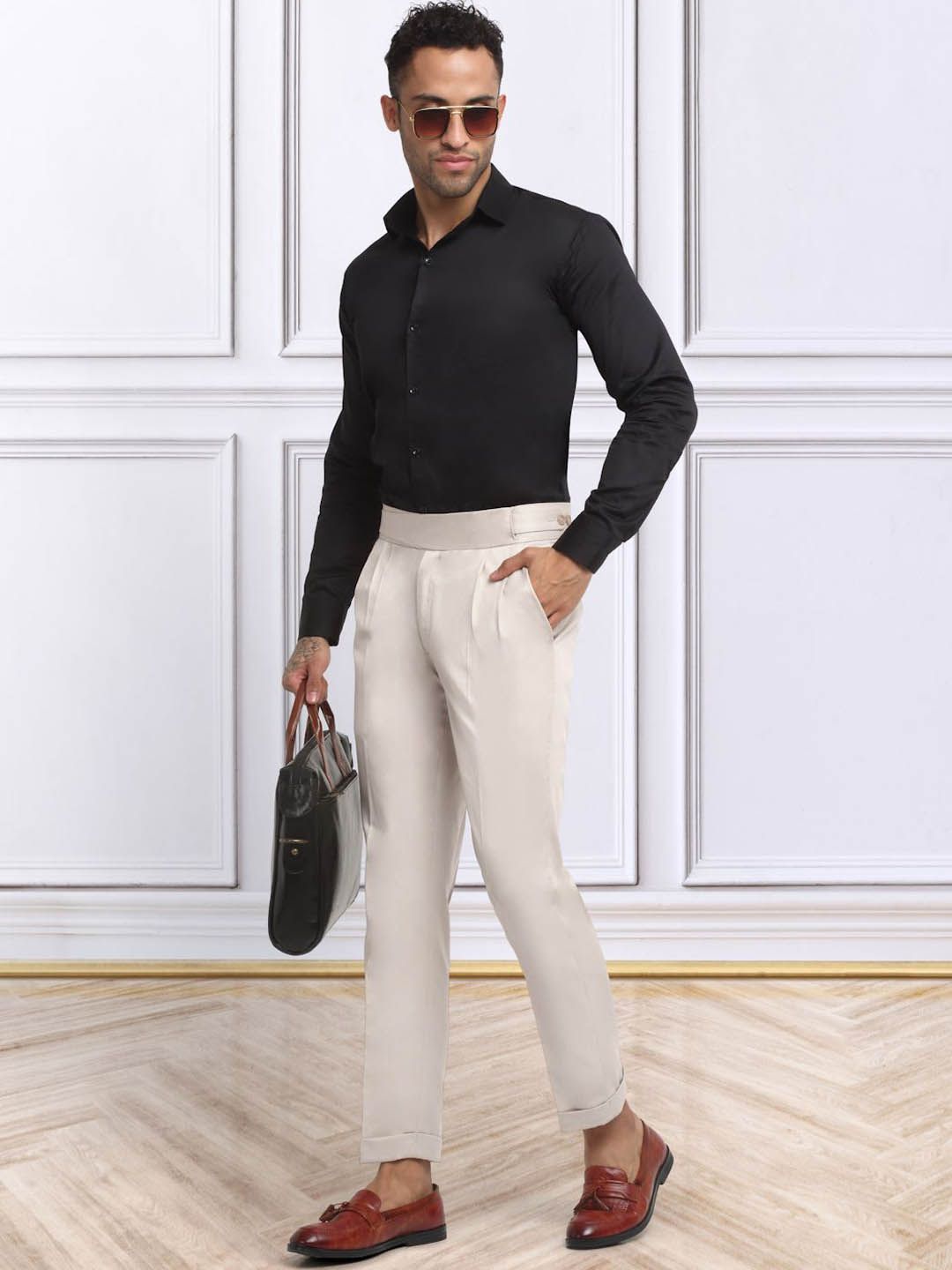KLOTTHE Men Italian Gurkha Pants