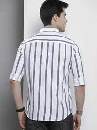 The Indian Garage Co Men Striped Casual Shirt
