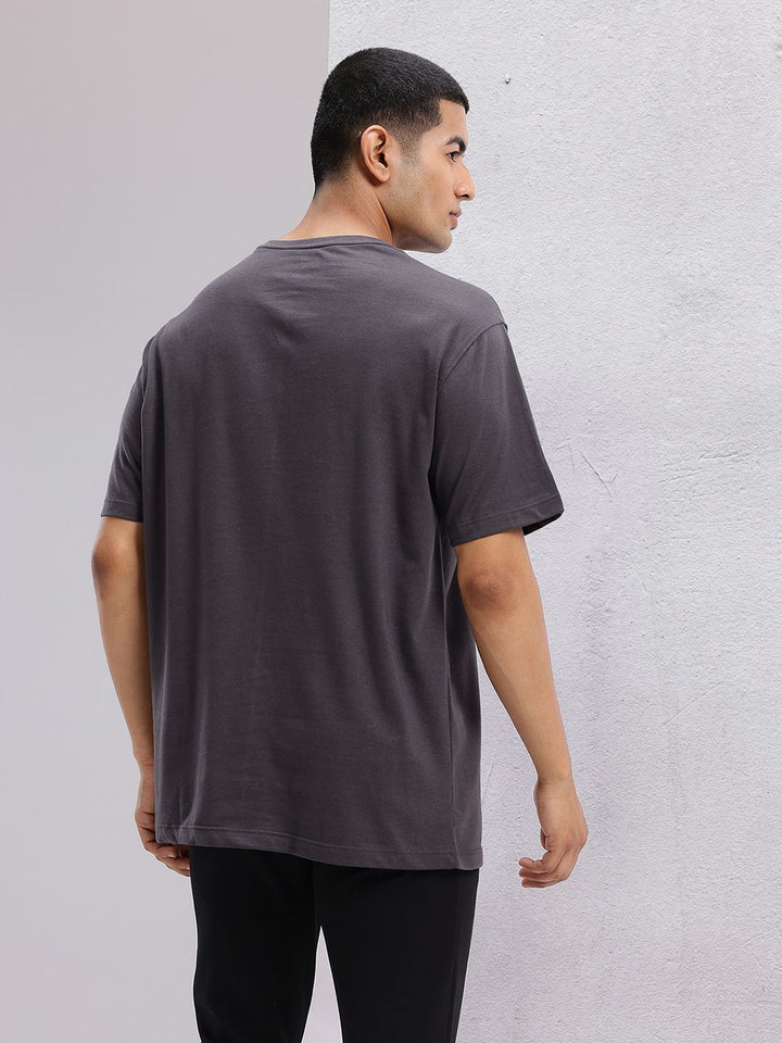 HRX by Hrithik Roshan Typography Printed Relaxed Fit Training T-shirt