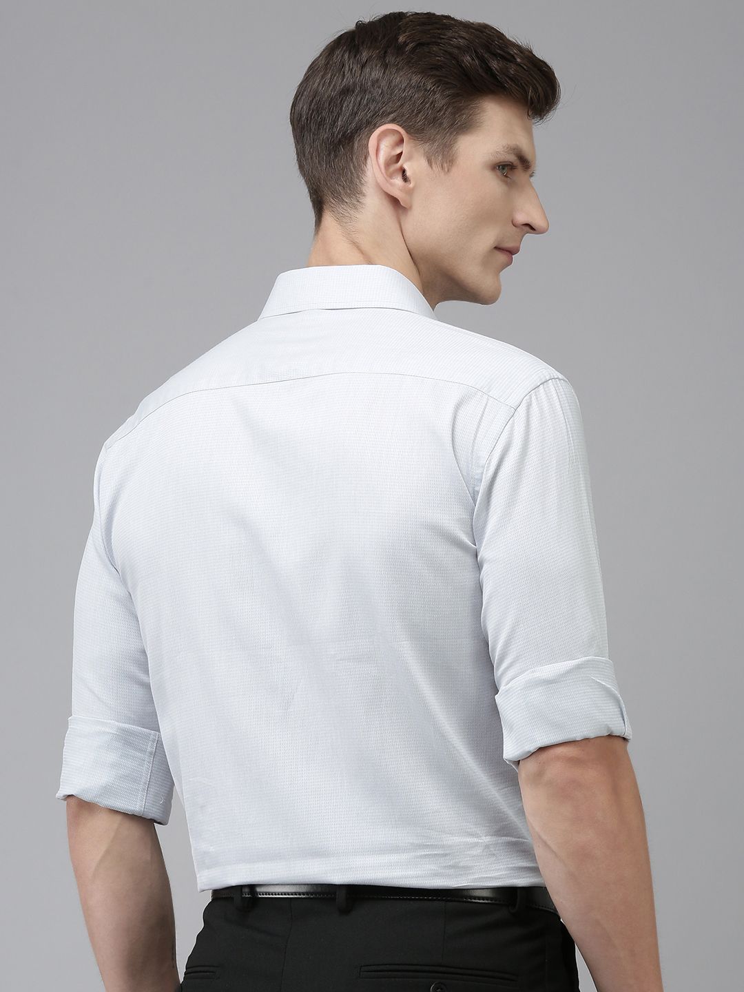 Park Avenue Slim Fit Textured Pure Cotton Formal Shirt