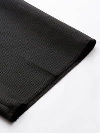 Park Avenue Men Self Design Textured Formal Trousers