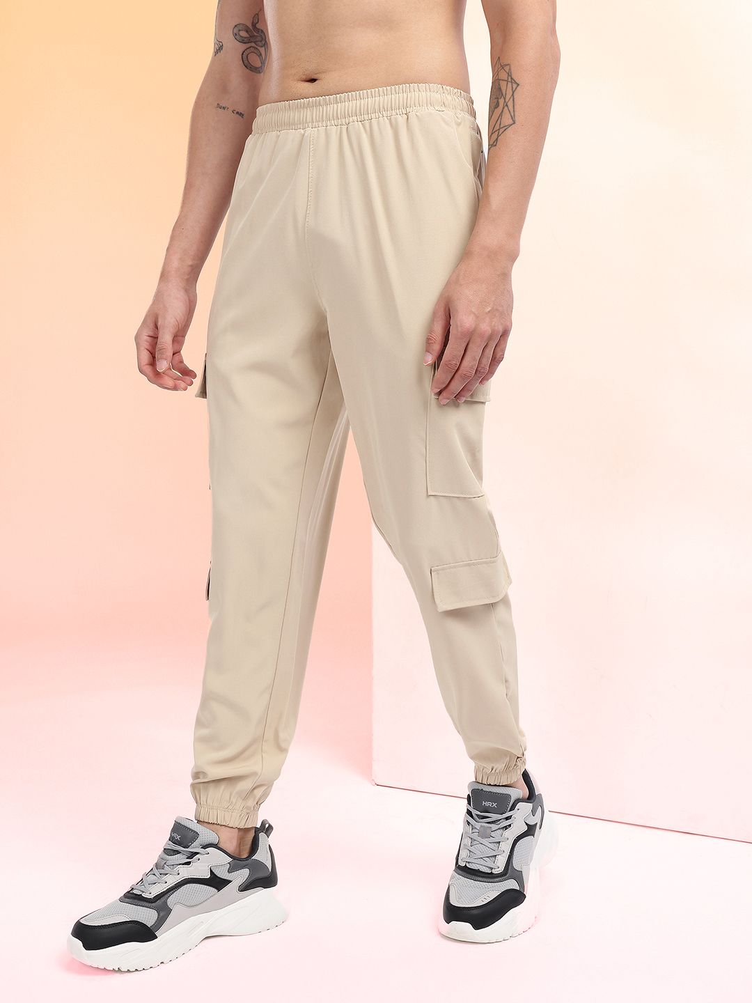 HRX by Hrithik Roshan Men Cargo-Style Training Joggers