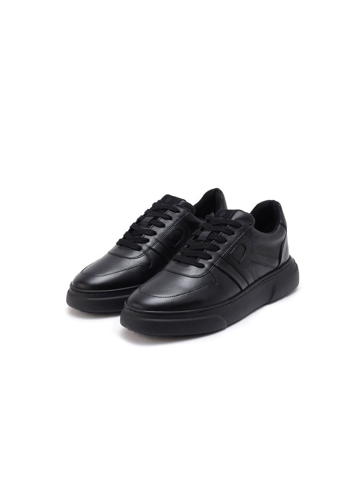 RARE RABBIT Men Cygnus Textured Leather Sneakers