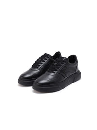 RARE RABBIT Men Cygnus Textured Leather Sneakers