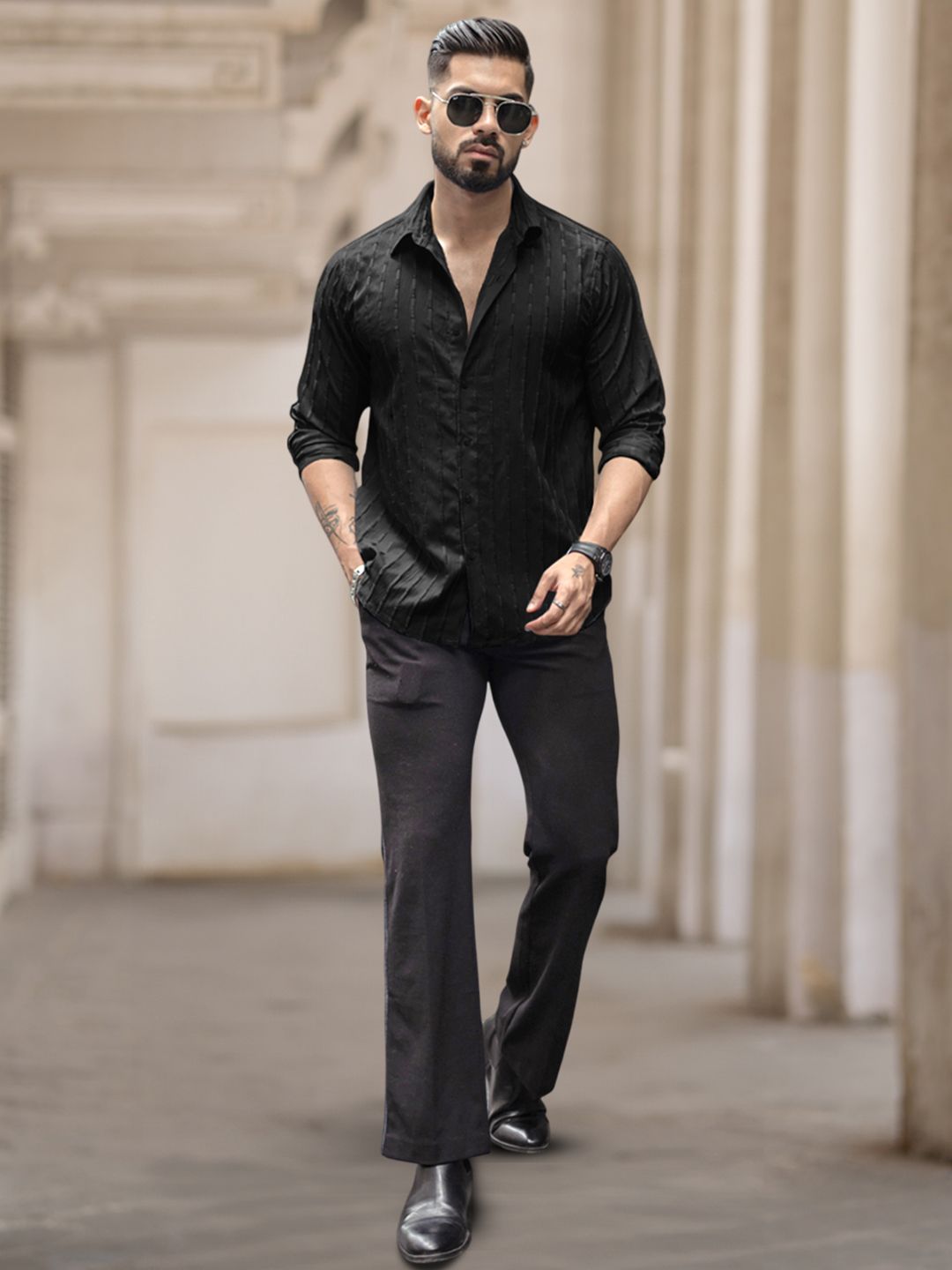 Powerlook Men Opaque Casual Shirt