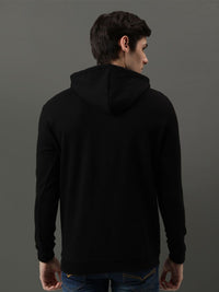 ADRO Men Printed Hooded Sweatshirt