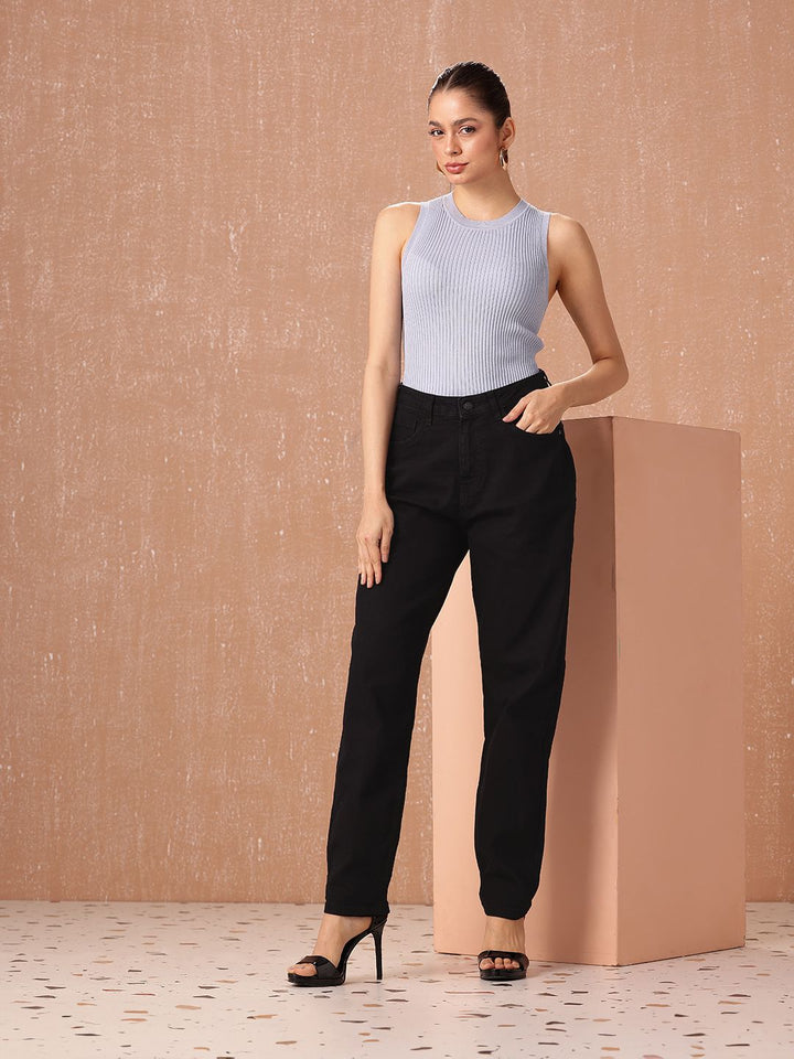 all about you Women Mom Fit High-Rise Stretchable Jeans