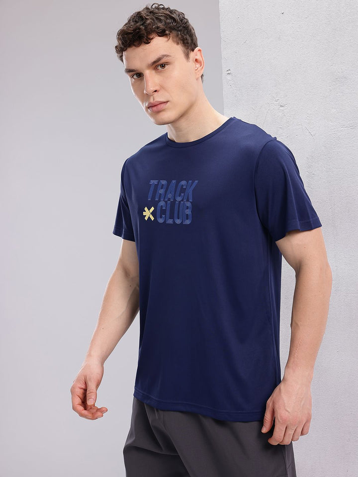 HRX by Hrithik Roshan Typography Print Rapid-Dry Running T-shirt